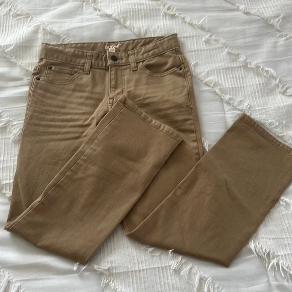 Cat Jack Bottoms Boys Khaki Jeans Straight Cut By Cat Jack